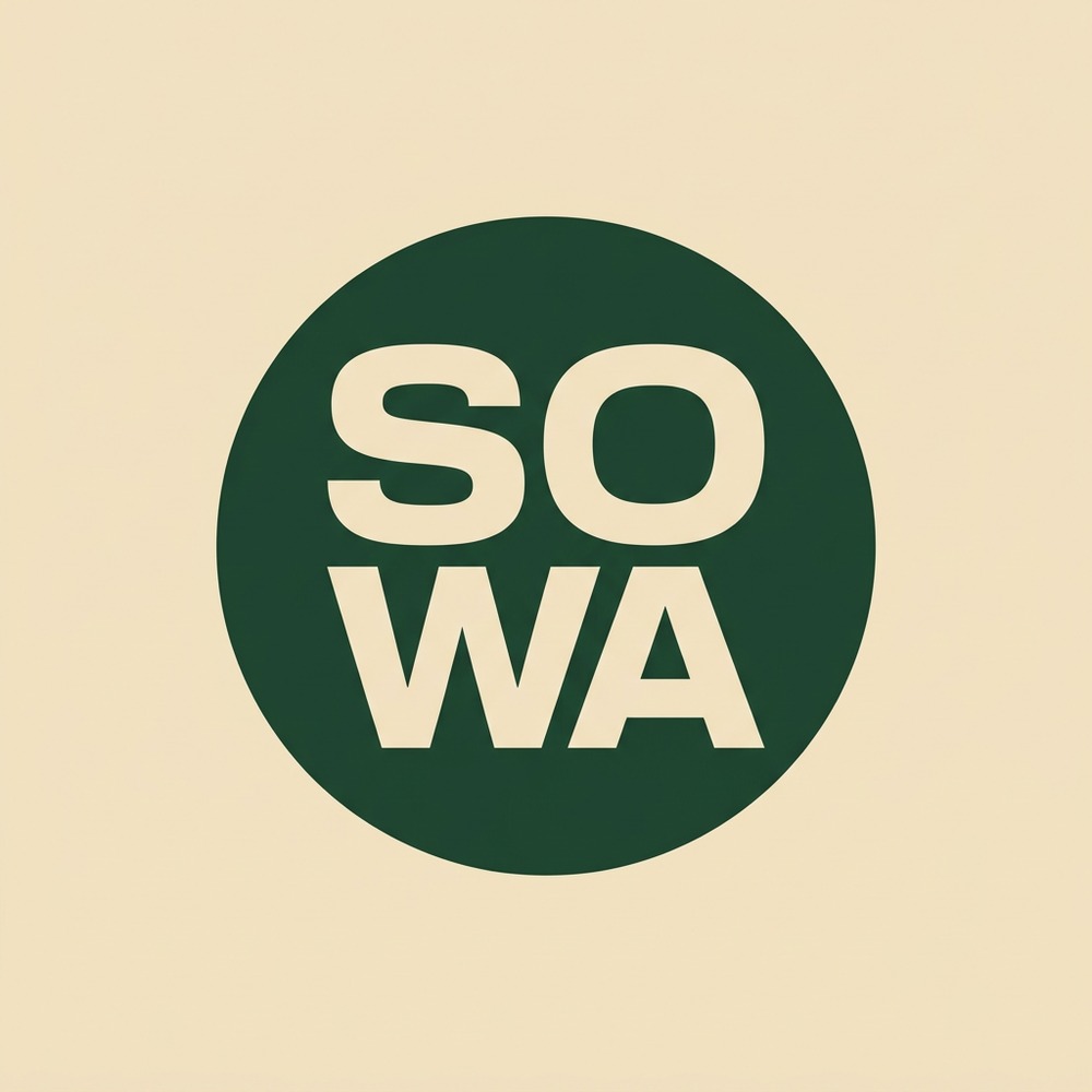 SOWA-1 green monogram